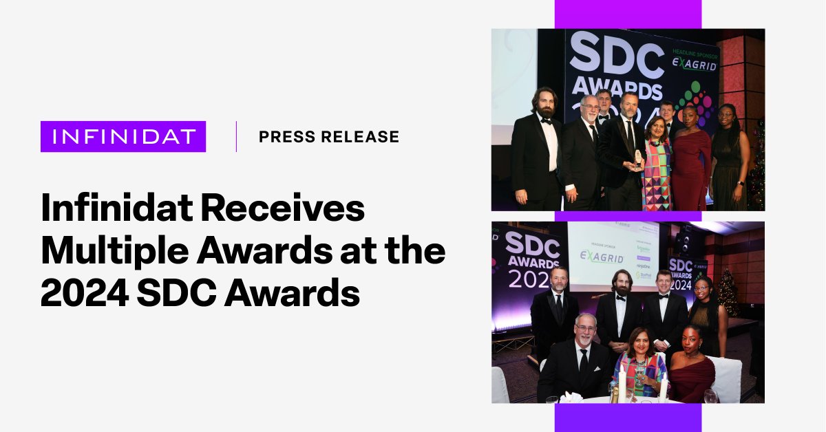 Infinidatは、「SDC Awards 2024」授賞式で、「Channel Storage Company of the Year」と「Cloud Security Innovation of the Year」を受賞しました。「エンタープライズストレージ市場のリーダーとして、革新とパートナー支援において模範的存在」と高く評価されました。

okt.to/IMtCw9