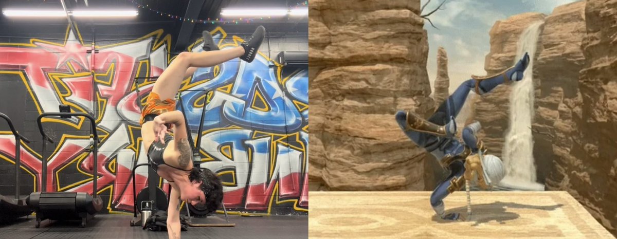 Sheik is more flexible than I’ll ever be