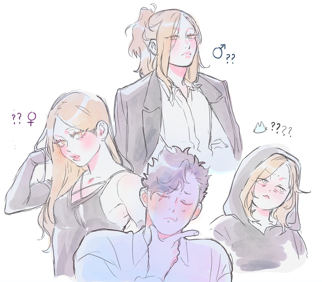 some old yakuza au doodles  #kuroken 