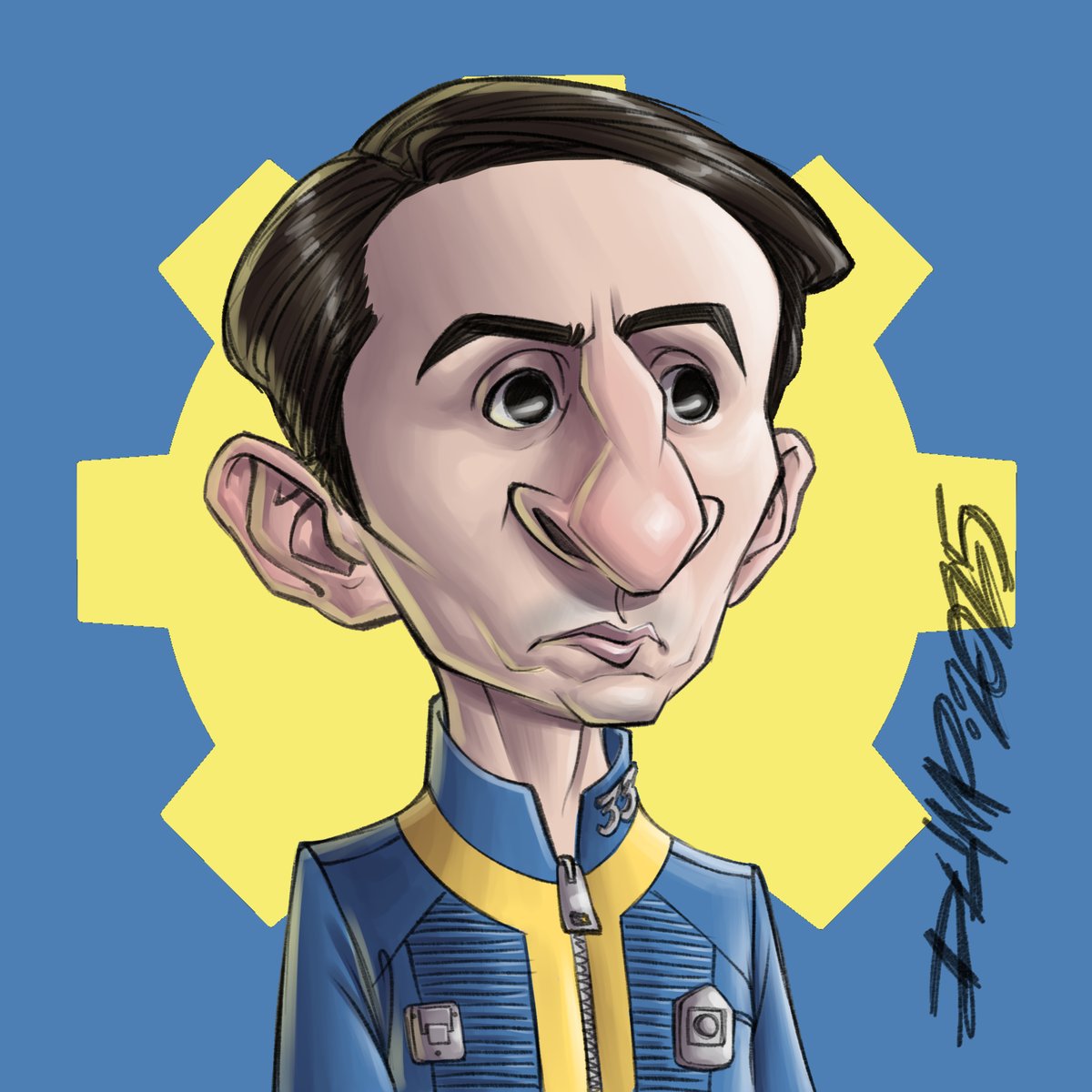 robdumo's tweet photo. Day 23 of @caricatureresolution Moises Arias of Fallout

@iscacaricatures
#caricature #caricatureartist #caricatures #caricatura #karikatuur #karikatura #caricatureresolution2025 #caricatureresolution #crmoisesarias #drawingchallenge @falloutonprime #moisesarias #fallout @fallout https://t.co/K2cwhkLm0t