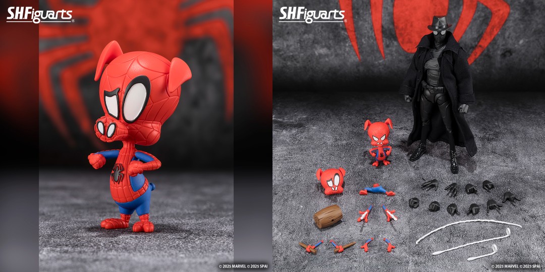 SHフィギュアーツ　スパイダーマン　ノワール&スパイダーハム　フィギュア S.H.Figuarts スパイダーマン・ノワール＆スパイダー・ハム