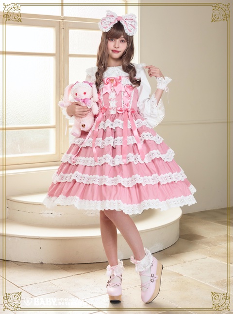 Romantic Dream Roseジャンパースカート　ピンク BABY☆THE STARS on X: 