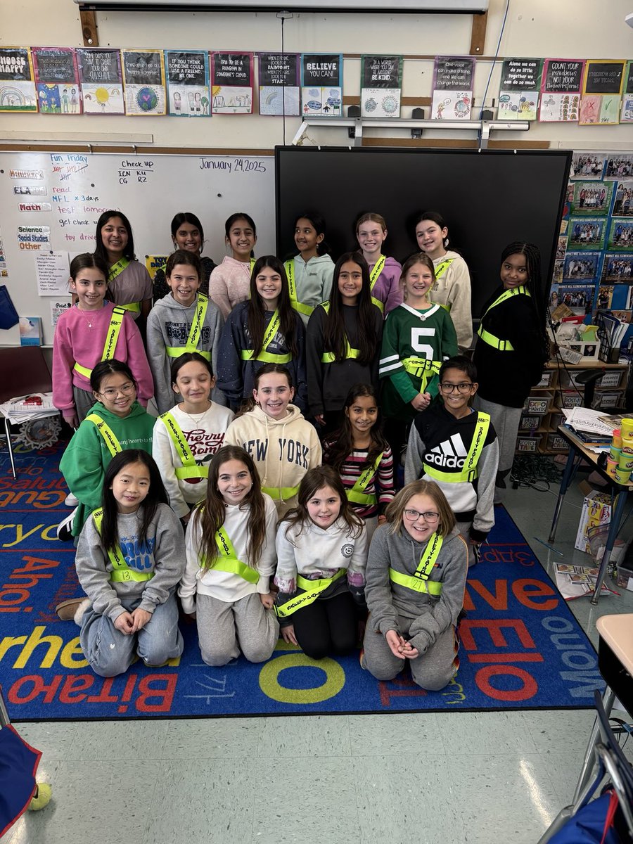 Burnet Hill’s Safety Patrol is assembled! Our hallways are safer because of your leadership!