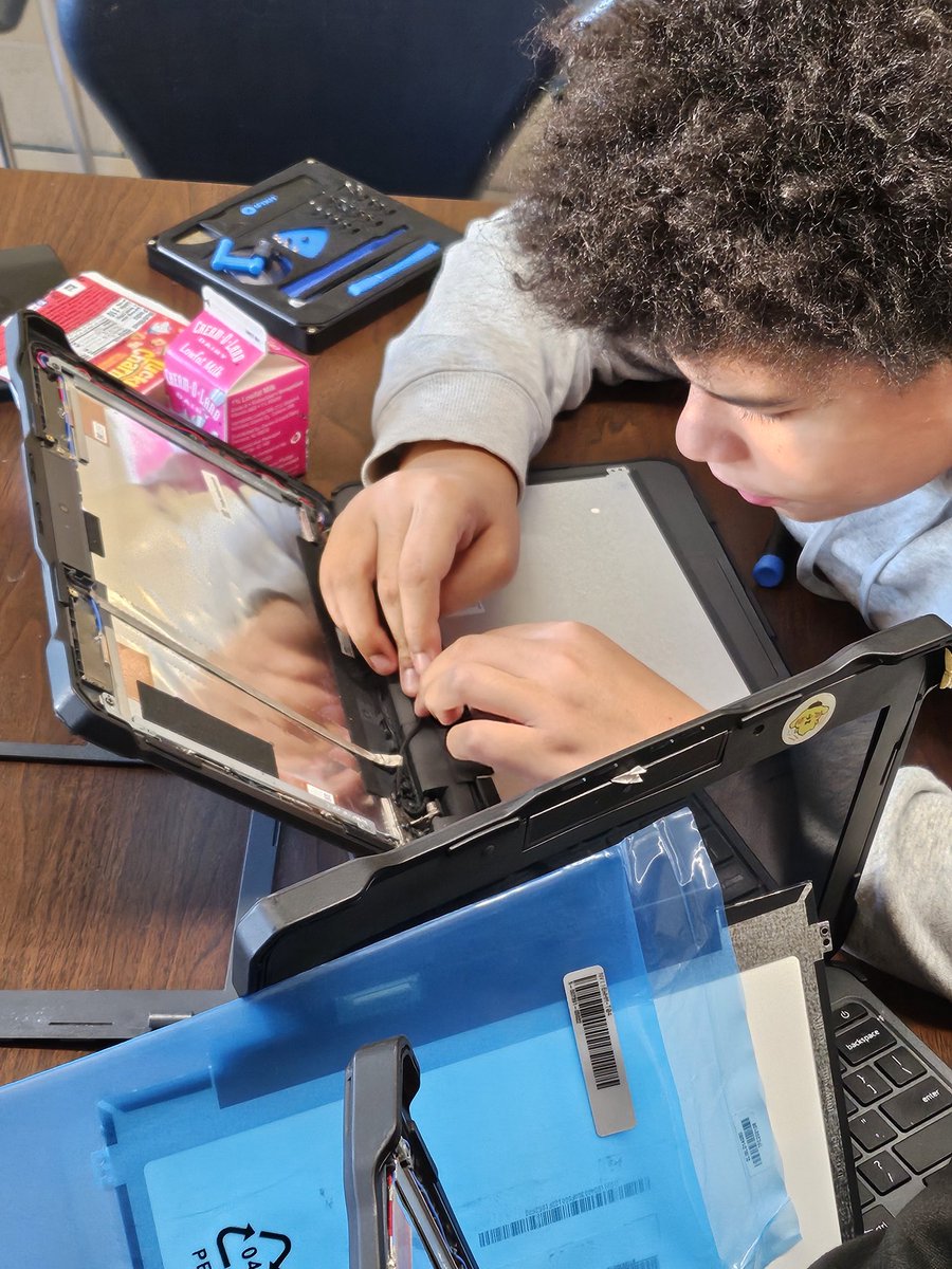 Gregory Pardo (@gregoryjohn33) on Twitter photo Proud of Angie Beneciuk for leading the student tech team at NB Middle School! Her team is gaining hands-on experience by replacing screens and fixing broken keys. Amazing work preparing, empowering, and inspiring students with real-world skills! #ALLIN4NB <a href="/MrsBeneciuk/">Angie Beneciuk</a> #STEAM Proud of Angie Beneciuk for leading the student tech team at NB Middle School! Her team is gaining hands-on experience by replacing screens and fixing broken keys. Amazing work preparing, empowering, and inspiring students with real-world skills! #ALLIN4NB <a href="/MrsBeneciuk/">Angie Beneciuk</a> #STEAM