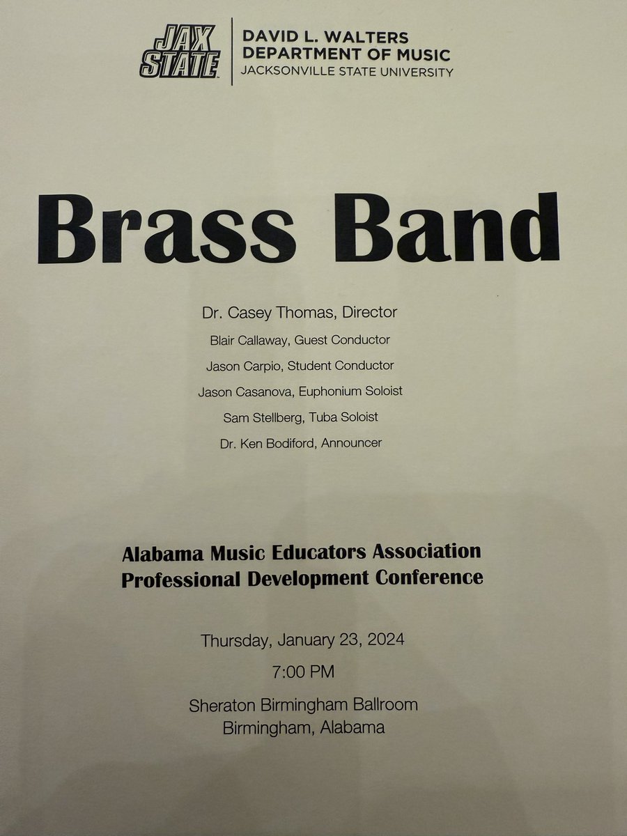 PIEDMONT BAND tweet media