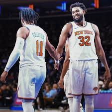 alanhahn's tweet photo. Jalen Brunson keeps making Knicks history. First PG to be named an All-Star starter since Clyde.

Karl-Anthony Towns the first center to be named an all-star starter since Amar'e Stoudemire.

Cap and KAT the first set of Knicks to be named All-Star starters since Clyde and Pearl. https://t.co/vxhBwv3uOS
