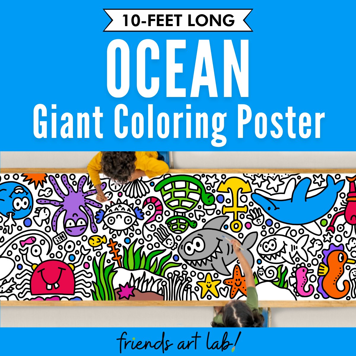 AbbysArmyNC's tweet photo. Happy to cont the fun at @Duke_Childrens  Hospital! 
We purchased 6 diff themed Friends Art Lab Giant Coloring Banners for 7 diff pediatric nursing stations - from Hearts, Flowers, &amp; St. Patrick's Day to Bugs, Dinosaurs, &amp; Oceans.
Thanks to Friends Art Lab for all their help! https://t.co/id9yTzwfqK