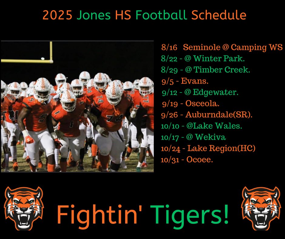 Jones Tigers Football tweet media