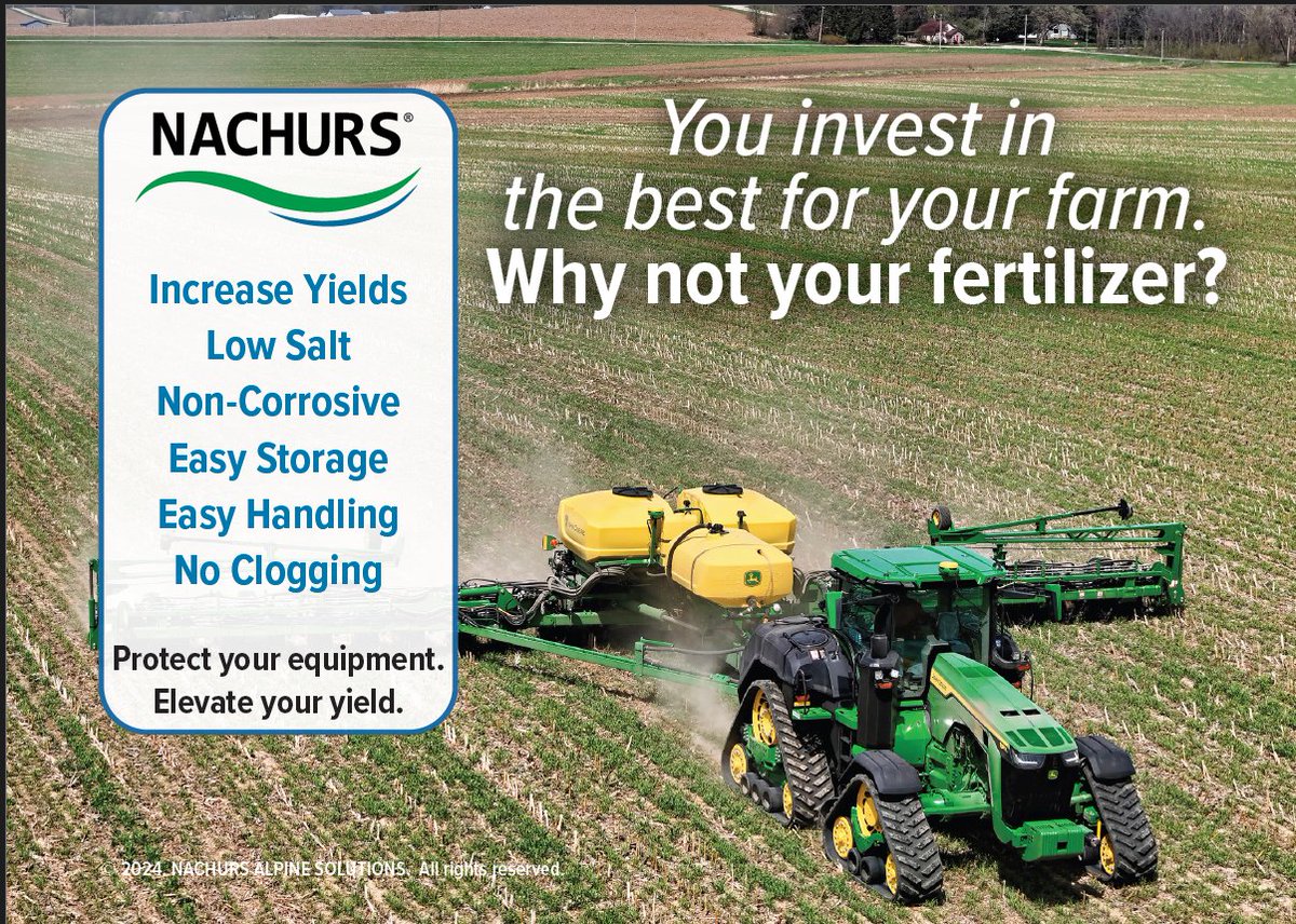 NACHURS's tweet photo. NACHURS has been a trusted producer of premium liquid fertilizers since 1946. Our products are made from raw materials and are 100% chelated, ensuring clean and safe options for planters. We are committed to providing high-quality, effective fertilizers. https://t.co/uQOsq9K60T