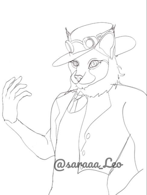 Made this for my bestie <a href="/Oreflam2/">Sorcerer_Lynx</a> 
A detailed OC Artwork is here! Swipe to see BTS

#saraaa_art #artmoots #Vtubers #ENVtuber