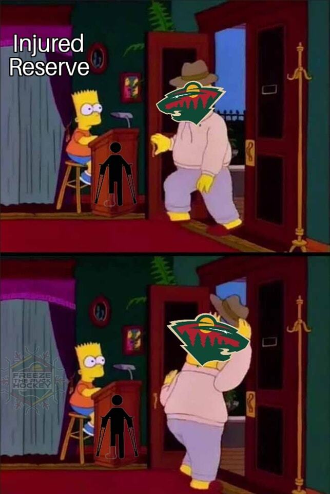 FTPH_'s tweet photo. We sure are wearing out the revolving door on the injured reserve list. Anyone else surviving their injury filled season as well as the Minnesota Wild? They are currently 2nd in the Central Division behind the Winnipeg Jets. Remember when that ranking wo… https://t.co/XF0T2GJPxh https://t.co/yyhxu3lHsy