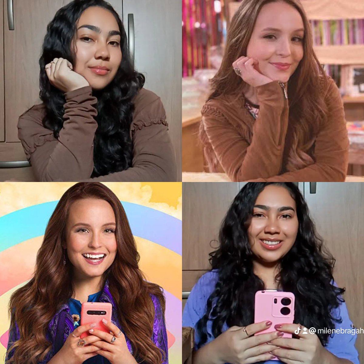 Milene76247624's tweet photo. 5 anos de MODO AVIÃO e olha umas fotinhas imitando Ana @larimanoela @NetflixBrasil #modoaviaonetflix #modoaviao #larissamanoela https://t.co/f0becowtpY