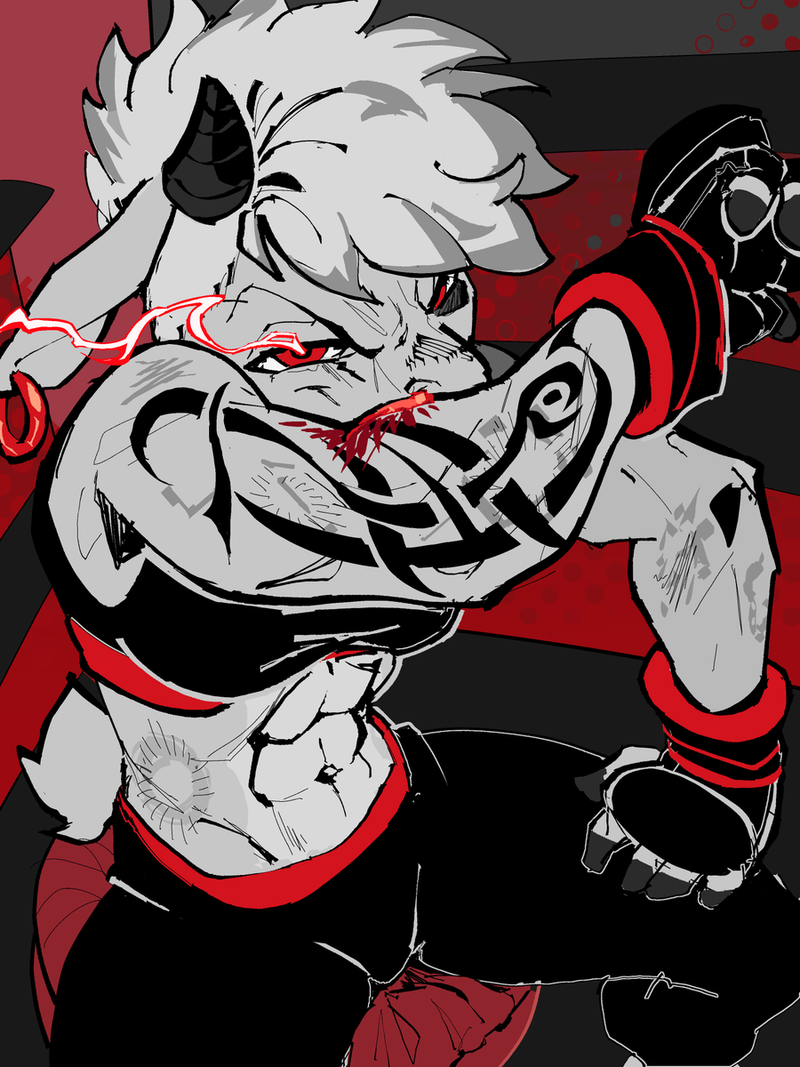 KingSuS_Art's tweet image. Probably the coldest comm i drew, thanks to @FirelanderX for the support