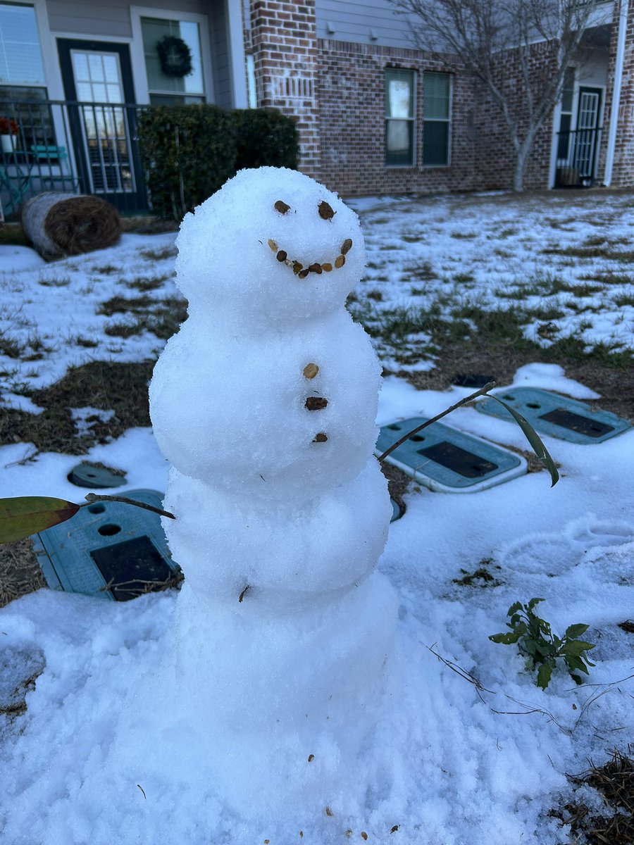 Never thought I’d see snow in Florida…