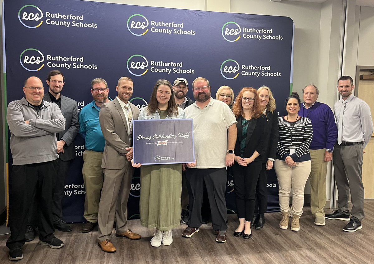 RMSRavens's tweet photo. We honored Ms. Ingram at the school board meeting for winning the Strong Outstanding Staff Award presented by Sonic. She was nominated by one of her students!  She may have been really nervous about being in front of the room, but she represented us well! Congrats! #RavenPride https://t.co/rX8VH2qOsw