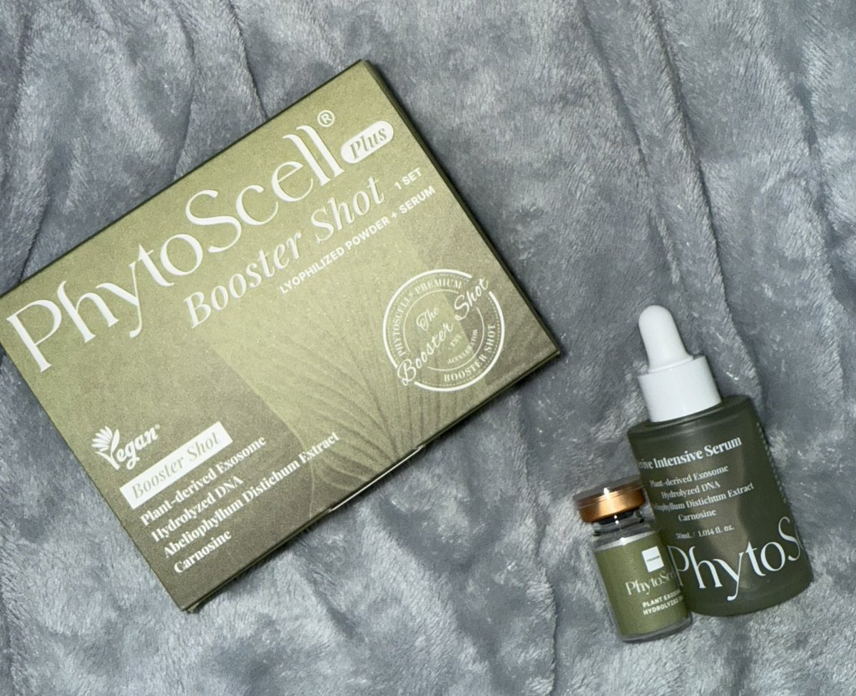 cosmeOigakuX's tweet photo. TNS BeautyのPhytoScellブースターショットをいただきました❤︎ #PR
 
小さい瓶のエクソソームパウダーをセラムに入れて使うのが新鮮💫

テクスチャーがサラサラで脂性肌でも使いやすい💭

✔︎お肌に栄養をあげたい
✔︎軽めのテクスチャーが好き
✔︎脂性肌だけど保湿したい

こういう人におすすめ✌️
