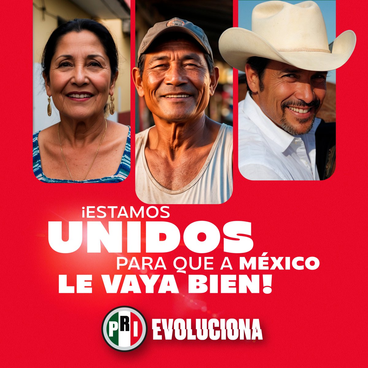PRI_Nacional's tweet photo. Para que a tu familia le vaya bien, todas y todos debemos permanecer unidos y dar nuestro máximo esfuerzo. ¡Así es como trabajamos por ti! #PRIevoluciona https://t.co/WPsupzBn9q