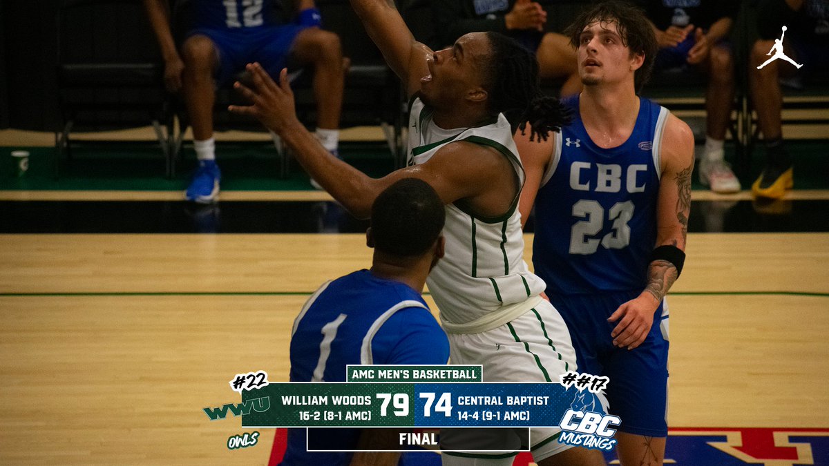 William Woods University Owls (@wwuowls) on Twitter photo Walking out of Anderson Arena w/ a win, #22 <a href="/wwuowlsMBB/">William Woods Men's Basketball</a> upsets 79-74 #17 Central Baptist in its first-ever top 25 matchup! Wiltz w/ a game-high 21 pts & 4 asts,, Shannon III w/ 14 pts & 5 rebs and Askew w/ a season-high 13 pts (3 3PT). #TalonsUp Walking out of Anderson Arena w/ a win, #22 <a href="/wwuowlsMBB/">William Woods Men's Basketball</a> upsets 79-74 #17 Central Baptist in its first-ever top 25 matchup! Wiltz w/ a game-high 21 pts & 4 asts,, Shannon III w/ 14 pts & 5 rebs and Askew w/ a season-high 13 pts (3 3PT). #TalonsUp