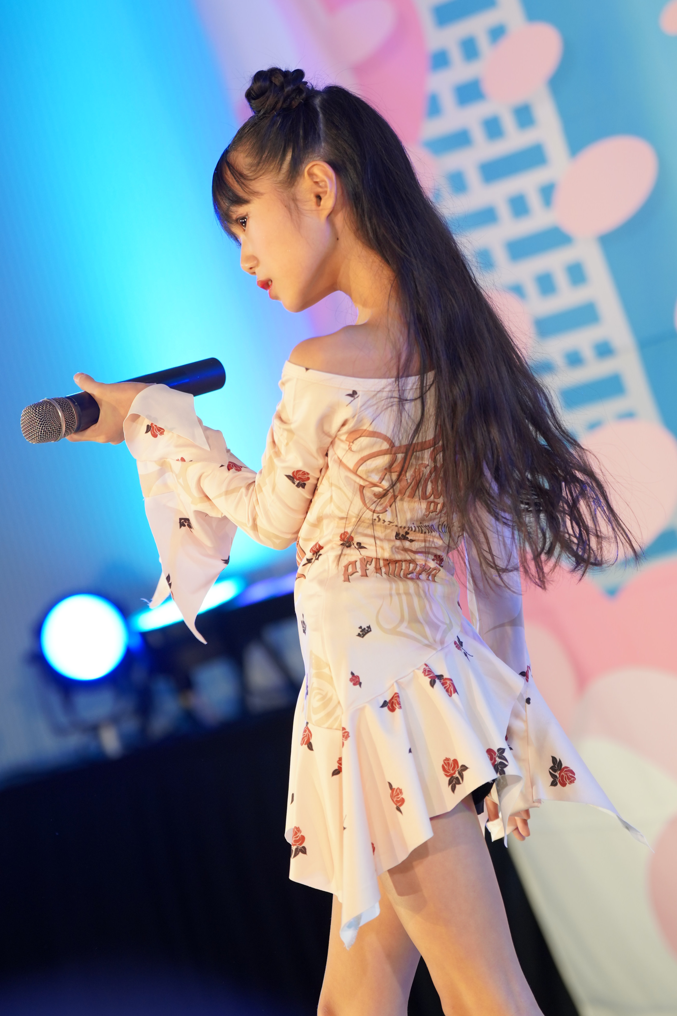 初めてのアイゲキ🎤 緊張したけど、楽しかったです❀( ⸝⸝•ᴗ