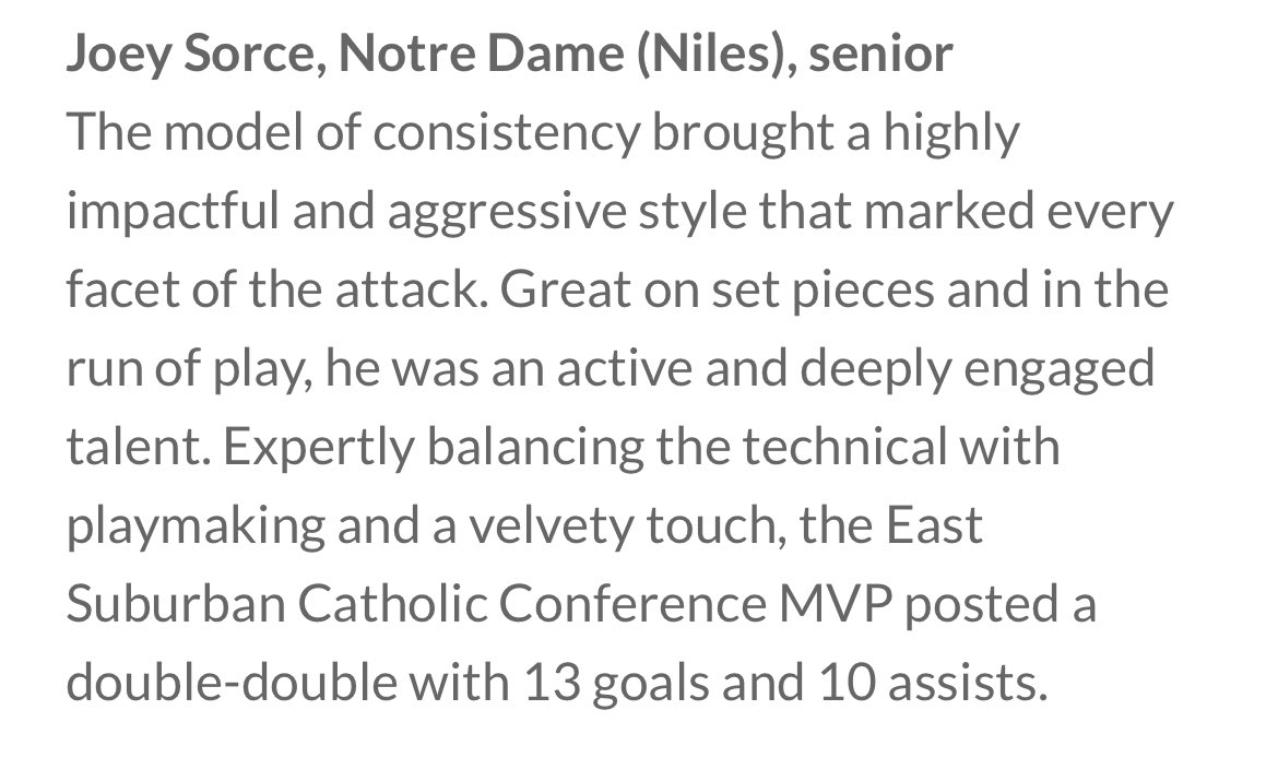 Thank you <a href="/ChilandSoccer/">Chicagoland Soccer</a>