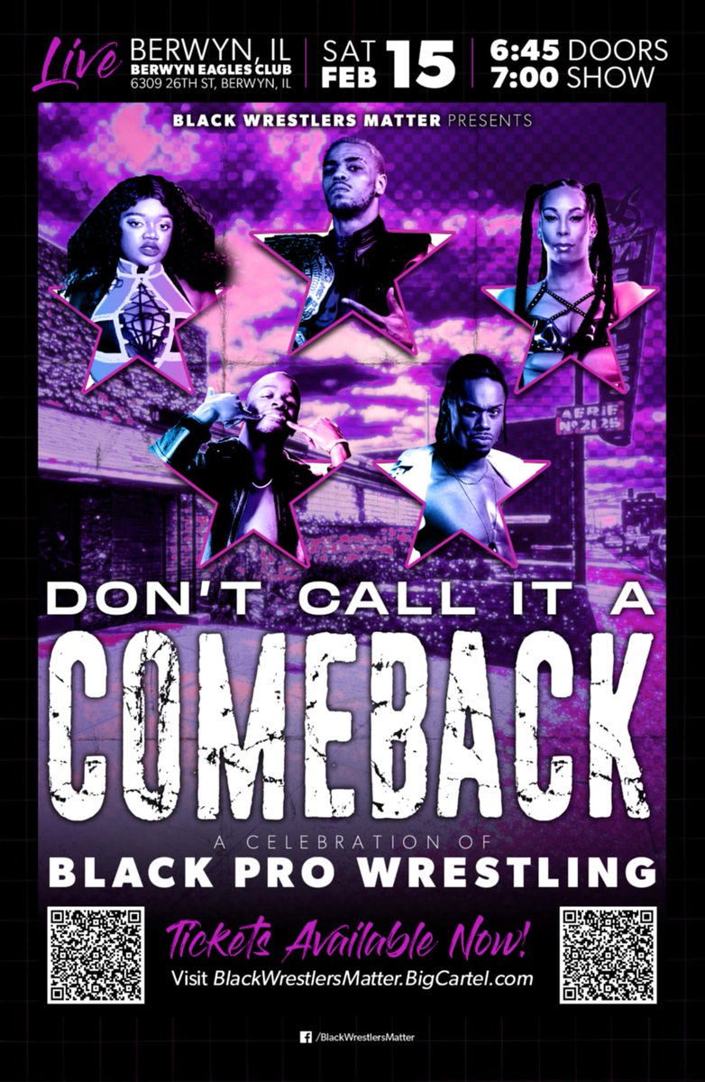 BWMdsm's tweet photo. We are ONLY 23 days away from BWM presents: Don't Call It a Comeback  live from historic Berwyn Eagles Club.
Use code BWMLK to get Buy 2, Get 1 free tickets at checkout.

🎟: https://t.co/eCLlEZ46m2 https://t.co/sql58KRQLm