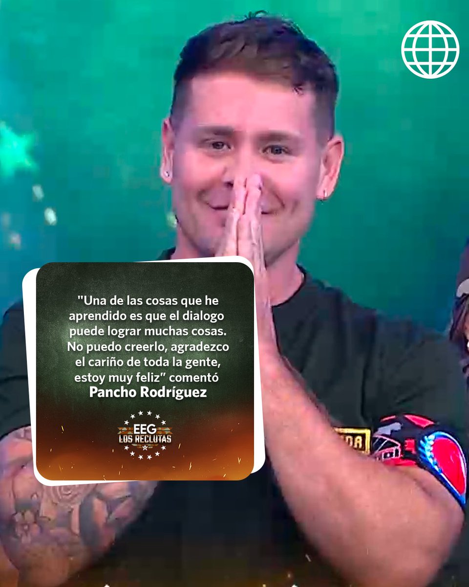 #EEGLosReclutas ¡EN CASA! El inigualable Pancho, el pitbull, Rodríguez ha regresado a la competencia, tomando la capitanía del comando rojo 🔥💪