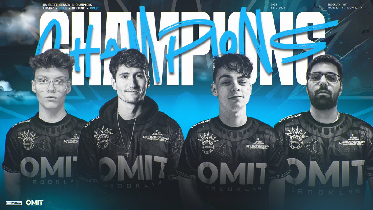 Yo good scrim set, won’t post scoreboards lol would be weird.

🏆 NA ELITE STAGE 1 CHAMPIONS 🏆

🥇 <a href="/nLunarz/">Noah</a> 
🥇 <a href="/FeLo/">Tyler FeLo</a> 
🥇 <a href="/NNeptuunE/">Travis</a> 
🥇 <a href="/crazekun/">jay</a> 

🧠 <a href="/RickyAtura/">Atura</a>, <a href="/not_jokr/">EvilT2</a> 

#OMiTakeover 💎