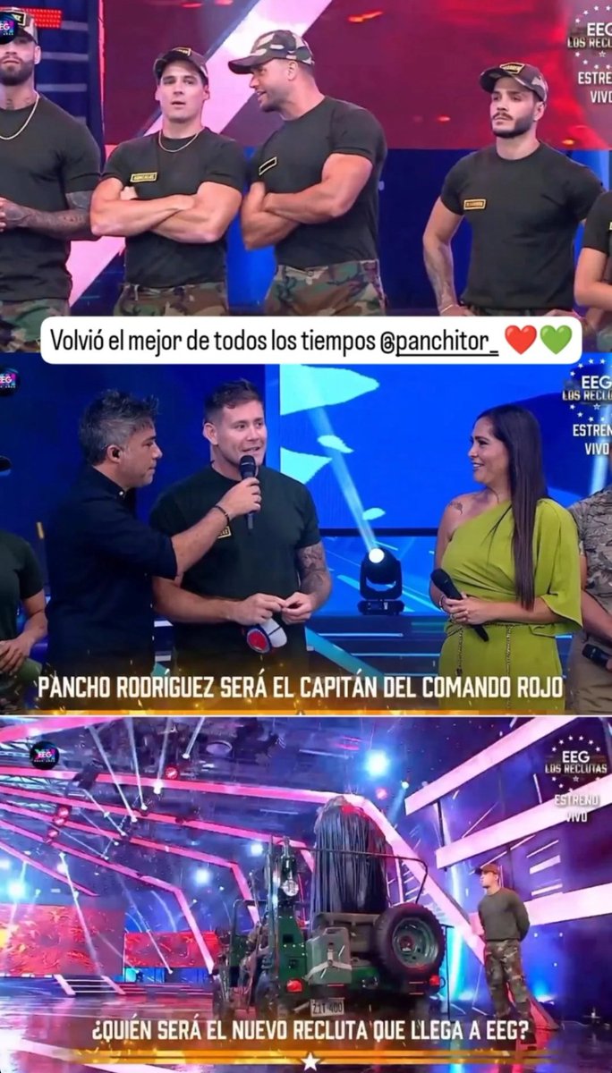 Porque volviste a ese programa Panchito, igual siempre te apoyaré pero en lo personal ese programa nunca te valoro como se debía.

🔙❤️💚 El amor a esa camiseta siempre estuvo y siempre estará.