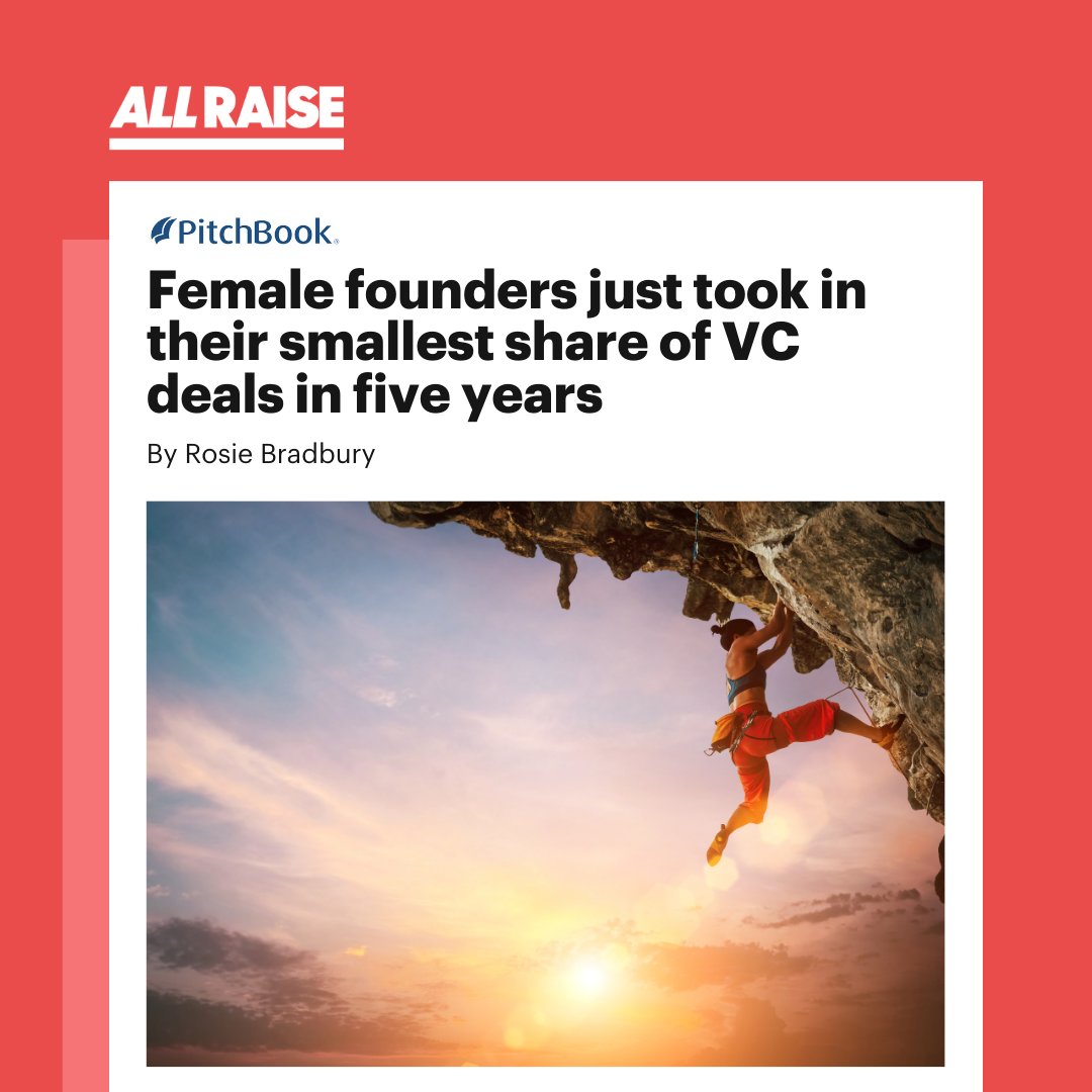 🚨 Hard truth! According to recent data from <a href="/PitchBook/">PitchBook</a>, female-founded startups have secured their smallest share of VC deals in 5 years. This is a setback, but also a crucial moment for change. pitchbook.com/news/articles/…