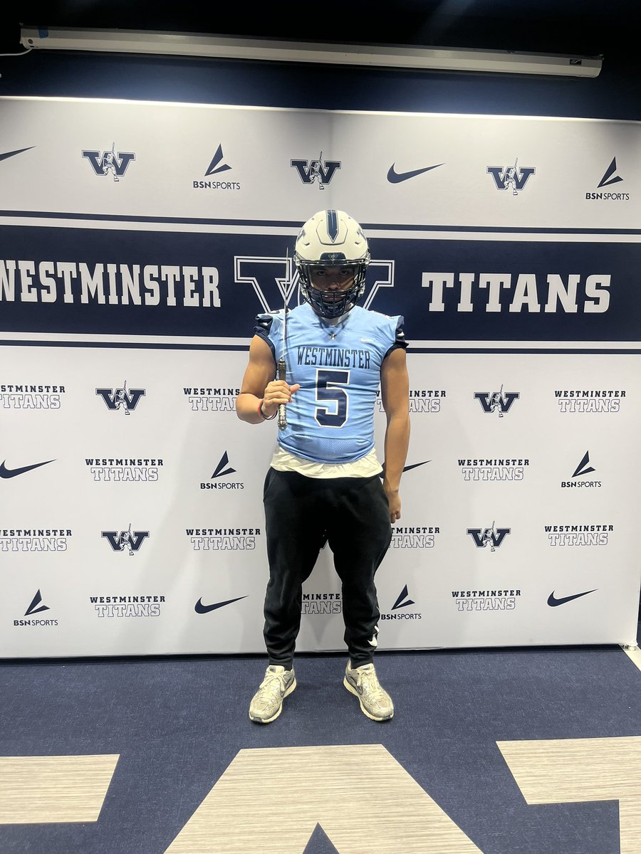 Nick_scott28's tweet photo. Huge thanks to @CoachMundis for the invite to come out to visit Westminster campus today. @_CoachHeck @WCtitansFB @coachbenzel @d_ketron25 @Andrei_Lock https://t.co/5dYEkecW0C