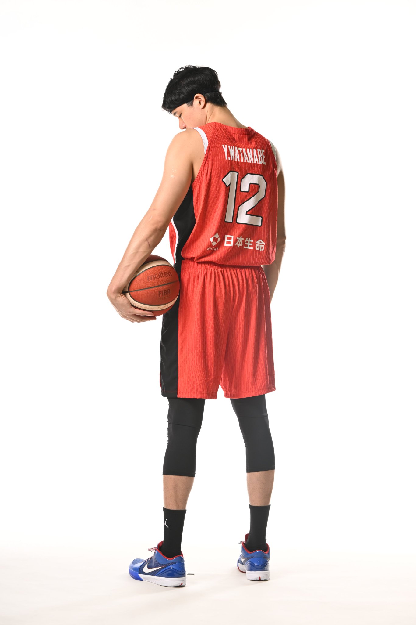 日本代表バスケットボールジャージ Y. Watanabe 12 Early 2024, I was in Phoenix. Then I got traded to Memphis