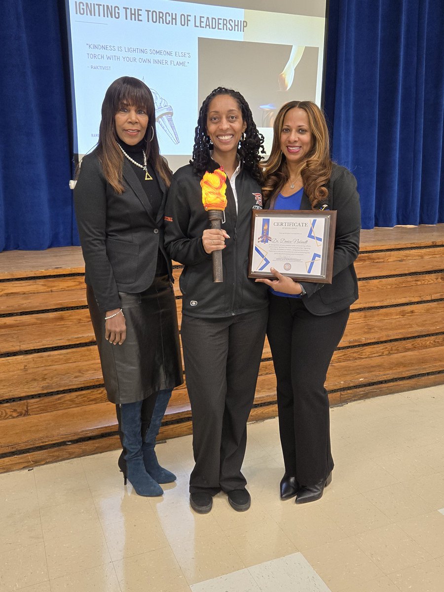 One of the winners of the Torch of Leadership for the month of January goes to Principal Denice Nabinett of Duval High School!!! CONGRATULATIONS Principal Nabinett for Illuminating the Path for Others to Follow!! We are so proud of you!!! Striving for the GOLD!