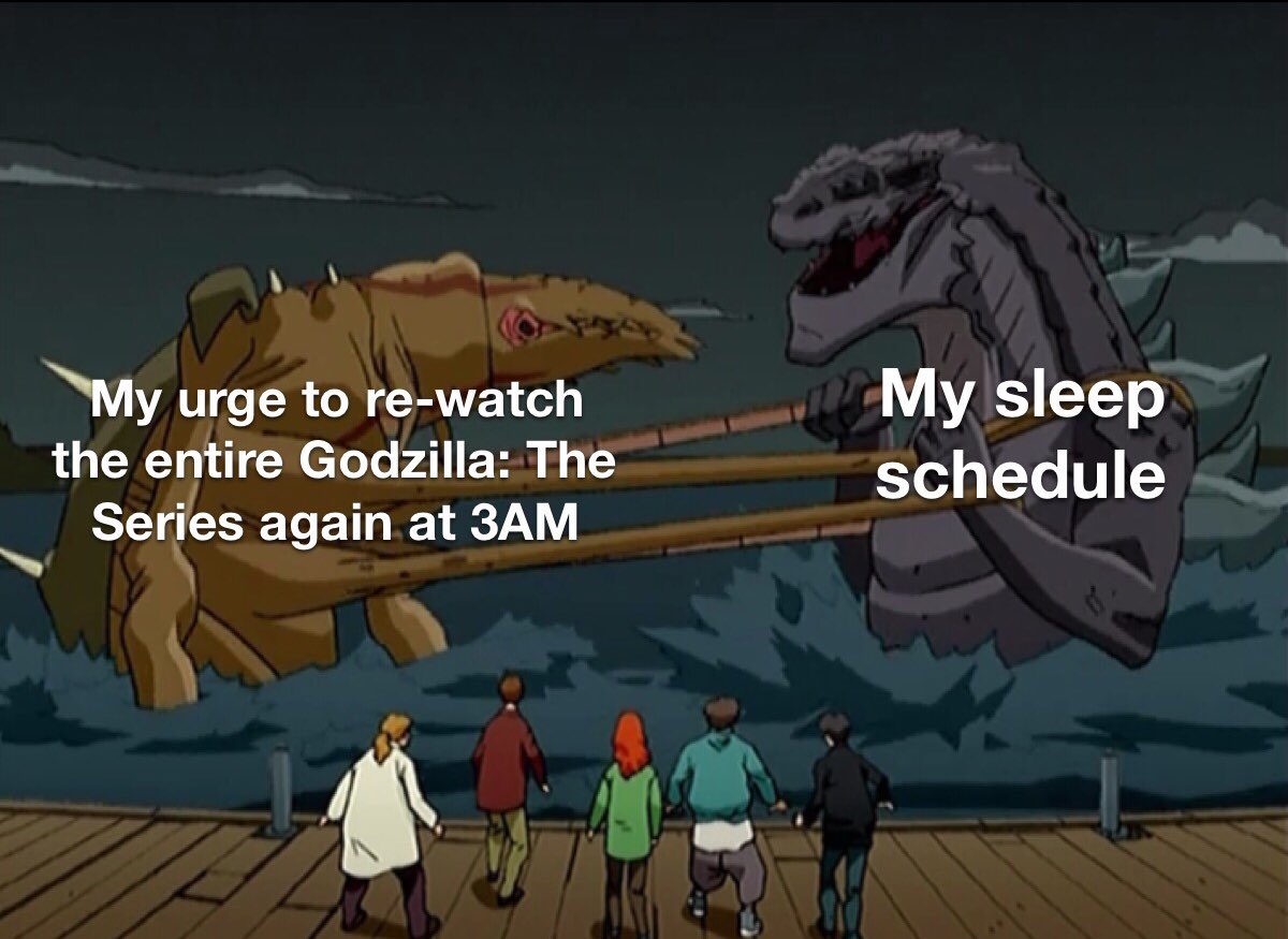 If you couldn’t tell I’m currently in my Zilla phase since I’m rewatching the series.