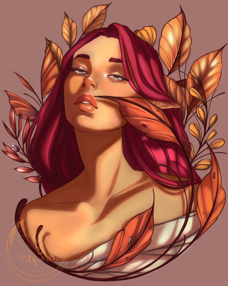smuttymanjensen's tweet photo. My beautiful OC, Rina ✨ it’s been a minute since I did such a detailed piece! 

#Procreate #ocart https://t.co/VUF1O9Ie1J