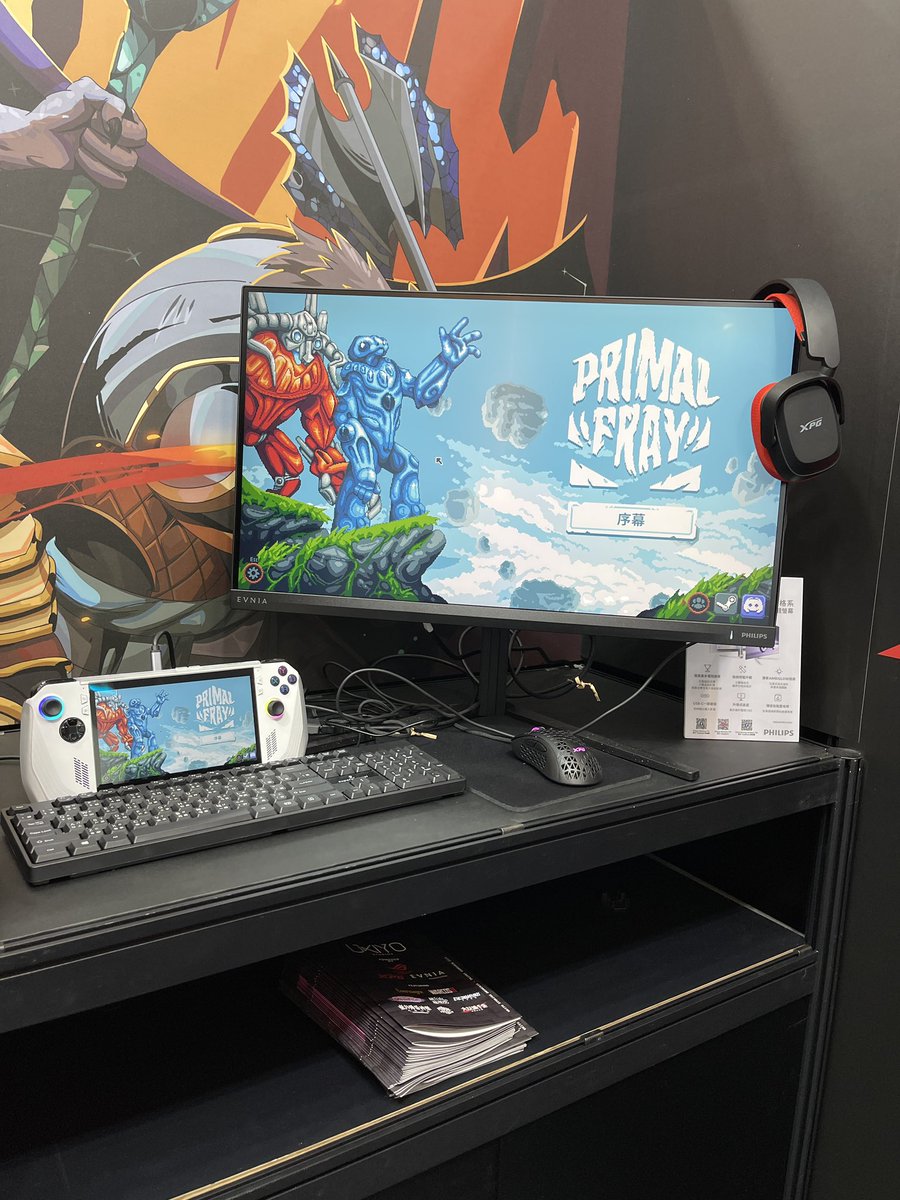 Ukiyo Studios (@ukiyostudiosau) on Twitter photo Day 2 at <a href="/TaipeiGameShow/">Taipei Game Show</a> 2025 is now fully underway!
Come by booth A01 and play Buckshot Roulette IRL, buy some slick merch, and enjoy the many demos we have from our partners: <a href="/critical_reflex/">CRITICAL REFLEX</a> <a href="/4TaleProduction/">4 Tale Production</a> <a href="/AllianceArtsJP/">Alliance Arts【アライアンスアーツ】</a> <a href="/infowssJP/">WSS playground/BARON DU JUVÉNILE公式</a> <a href="/IGS_Publisher/">Indie Games Starter</a> Day 2 at <a href="/TaipeiGameShow/">Taipei Game Show</a> 2025 is now fully underway!
Come by booth A01 and play Buckshot Roulette IRL, buy some slick merch, and enjoy the many demos we have from our partners: <a href="/critical_reflex/">CRITICAL REFLEX</a> <a href="/4TaleProduction/">4 Tale Production</a> <a href="/AllianceArtsJP/">Alliance Arts【アライアンスアーツ】</a> <a href="/infowssJP/">WSS playground/BARON DU JUVÉNILE公式</a> <a href="/IGS_Publisher/">Indie Games Starter</a>