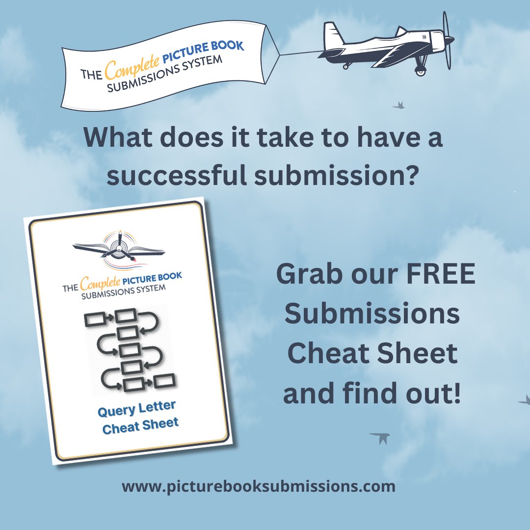 Take the guesswork out your submissions package! Download our FREE Submissions Cheat Sheet and be confident when you hit send! 

picturebooksubmissions.com/cheat-sheet

#amwriting #querytip #amquerying #pbpitch