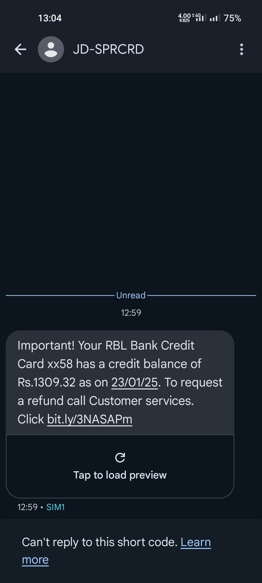 #rblbank #bajajfinserv #rbi mujhe yeh msg mila h...iska kya matlab h