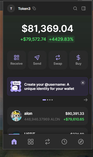 Thanks <a href="/a1lon9/">alon</a> I bought $alon just because you are the OG. That was a big profit for me.