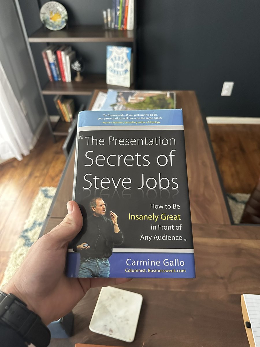 First book read for the year was an oldie but a goodie. It has great insights into one of the best speakers of our time and his tips to master any speech or presentation!