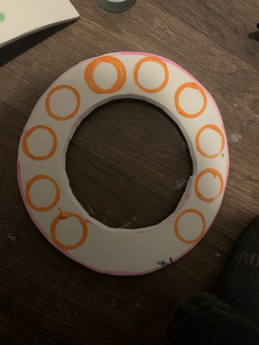 Beckettbuggeyez's tweet photo. some work in progress pics for the Gingi head. Remember: work. in. progress. #phonegingi #cosplay #prop #dialtown https://t.co/Q4EOdqnpOs