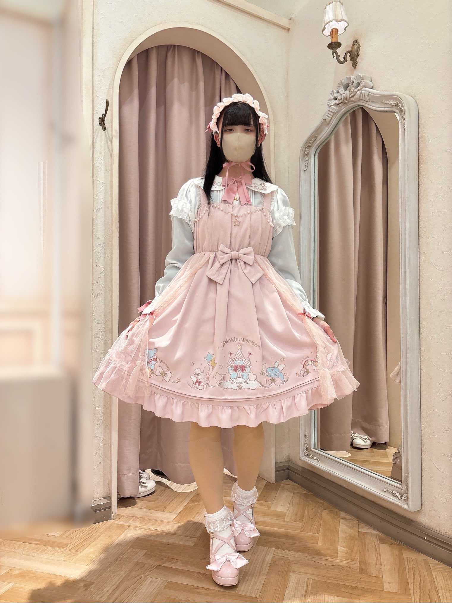 Amavel Fairy Dreamジャンパースカート ラベンダー アマベル、Fairy