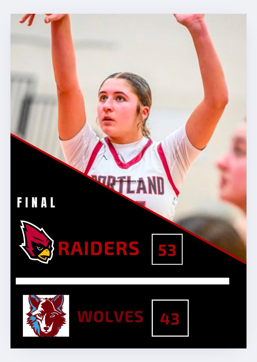 Portland Girls BBall (@ladyraidersbbal) on Twitter photo Great win on the road against a tough and improved Okemos team. We were led by <a href="/SummerStop5/">Summer Stopczynski</a> 14 points, <a href="/Leigharob24/">Leigha Roberson</a> 12 points, <a href="/LillyThelen/">Lilly Thelen</a> 12 points, and <a href="/SpedoskePaige/">paige spedoske</a> 8 points. Raiders are now 9-2! <a href="/brian_calloway/">Brian Calloway</a> <a href="/ian_kress/">Ian Kress</a> <a href="/unclefred6/">Fred Heumann</a> Great win on the road against a tough and improved Okemos team. We were led by <a href="/SummerStop5/">Summer Stopczynski</a> 14 points, <a href="/Leigharob24/">Leigha Roberson</a> 12 points, <a href="/LillyThelen/">Lilly Thelen</a> 12 points, and <a href="/SpedoskePaige/">paige spedoske</a> 8 points. Raiders are now 9-2! <a href="/brian_calloway/">Brian Calloway</a> <a href="/ian_kress/">Ian Kress</a> <a href="/unclefred6/">Fred Heumann</a>