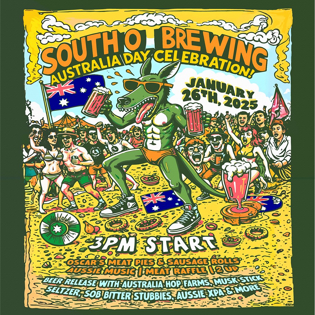 southobrewco's tweet photo. 🇦🇺NEW AUSSIE DAY RELEASE🇦🇺 1/26
South O Bitter 

Rolling out Stubbies for Australia Day, South O Bitter is inspired by Australia’s favourite domestic beer VB. Brewed with Super Pride hops @hopproductsaustralia this smooth yet slightly bitter beer, SOB is an easy drinker https://t.co/oLZIaSxp8Z