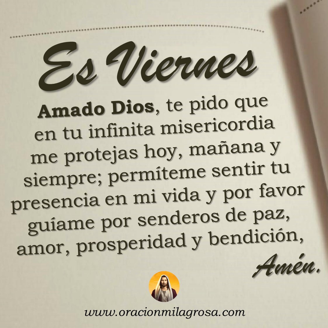 Oración para hoy viernes 24 de enero 👉 youtu.be/khJG9Evcz1o ✨