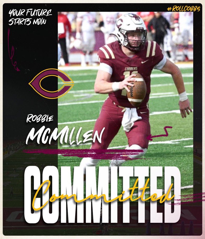 Robbie McMillen (@robbie_mcmillen) on Twitter photo Excited to announce I am committed to play football at concordia college!!!
<a href="/CoachTerryHoran/">Terry Horan</a> <a href="/CoachJoelKing/">Joel King</a> <a href="/KCBakk31/">Kyle Bakken</a> <a href="/CoachJPollock/">Jake Pollock</a> <a href="/AffholterRandy/">Randy Affholter</a> <a href="/Cobber_Football/">Cobber Football</a> Excited to announce I am committed to play football at concordia college!!!
<a href="/CoachTerryHoran/">Terry Horan</a> <a href="/CoachJoelKing/">Joel King</a> <a href="/KCBakk31/">Kyle Bakken</a> <a href="/CoachJPollock/">Jake Pollock</a> <a href="/AffholterRandy/">Randy Affholter</a> <a href="/Cobber_Football/">Cobber Football</a>