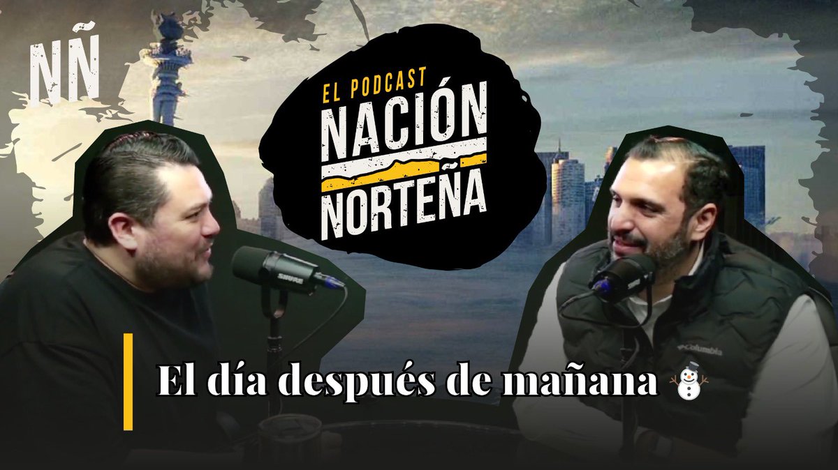 IsraelReyesMtz's tweet photo. Quéhabide, acá el podcast de los supervivientes del frente frío en #Coahuila, los aranceles de Trump perjudicando a #Saltillo y un breve mensaje a la raza de #Monclova https://t.co/2BpQrhlYlR https://t.co/dxlVNDukvg