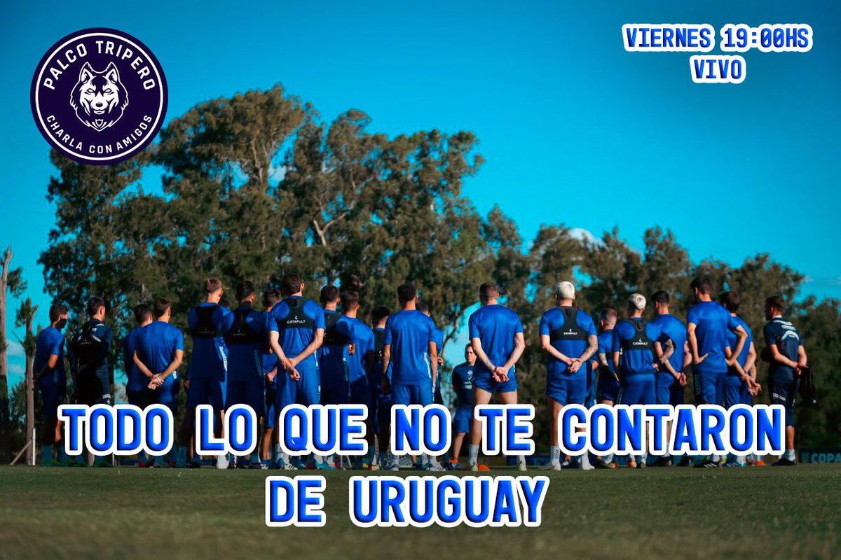 Palcotripero's tweet photo. 🐺 Triperos regresamos para contarte lo que dejo la pretemporada en Uruguay y todo lo q se viene en el torneo.

🙌🏼 No te olvides de prenderte al programa mañana a las
19:00HS/ https://t.co/3YlSQ1A4tn?
si=SrCnLQ_48e5T-99B

#CGE #GELP # LaPlata #Maradona https://t.co/4IKsju5oDy