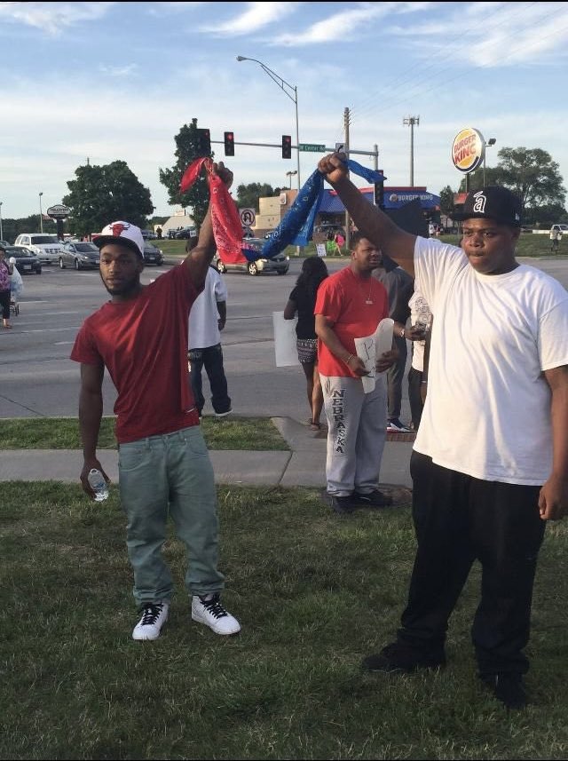 Creighton and Nebraska fans converging to support UNO on a random Thursday in January