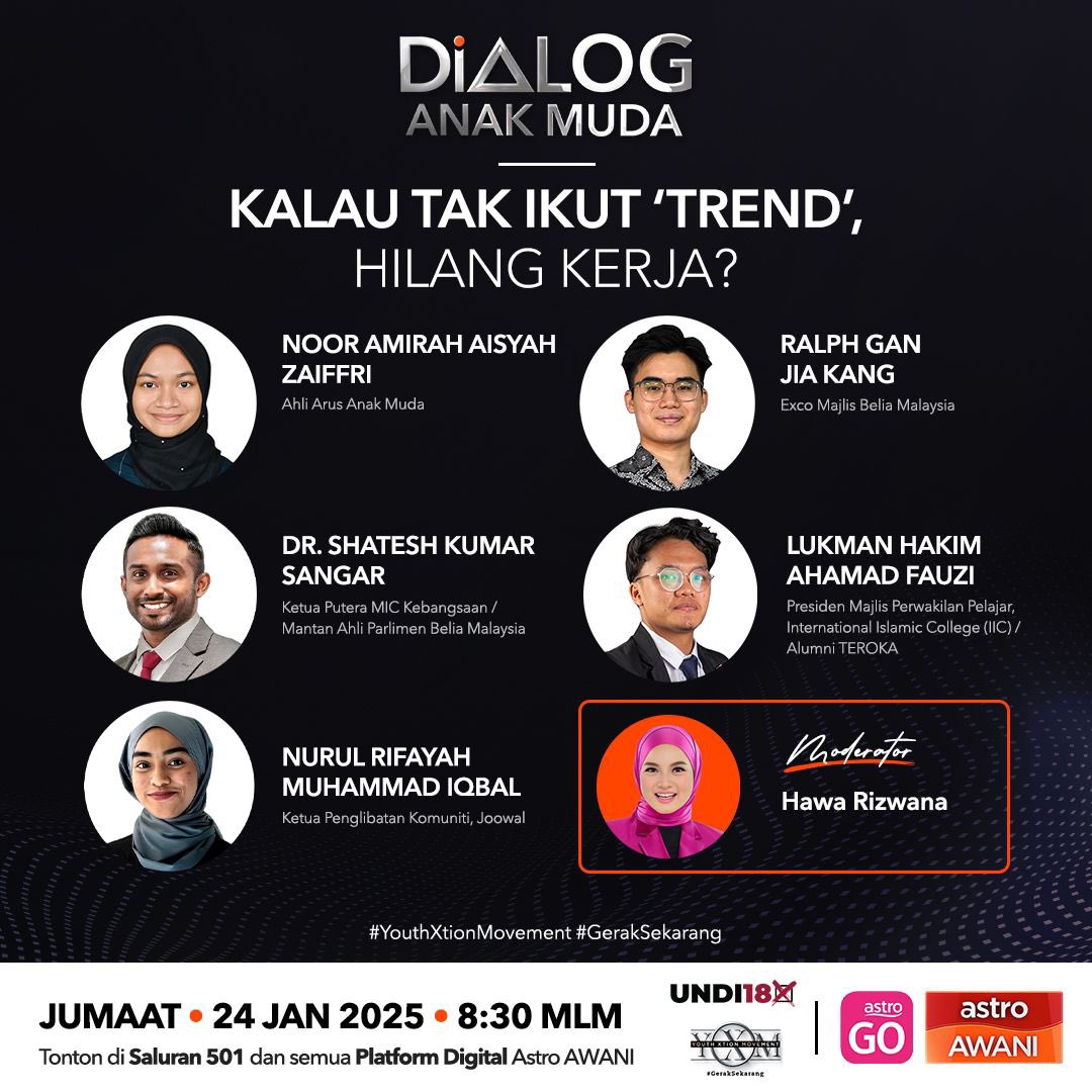 teamputeramic's tweet photo. Malam ini Dr Shatesh, Ketua Putera MIC akan kupas mengenai dapatan Future of Jobs Report 2025 oleh Forum Ekonomi Dunia (WEF) mengenai keadaan pengangguran yang bakal melanda industri global ketika menempuhi era Revolusi Industri 4.0. https://t.co/j1rZQEBIXQ