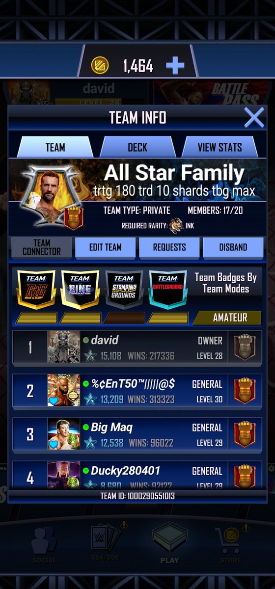 daviddko27's tweet photo. My team is looking for members that want to grind daily play everything must be legion to join if u have proof helps us out and must have Facebook messager for our chat https://t.co/XfcGy2FcIX